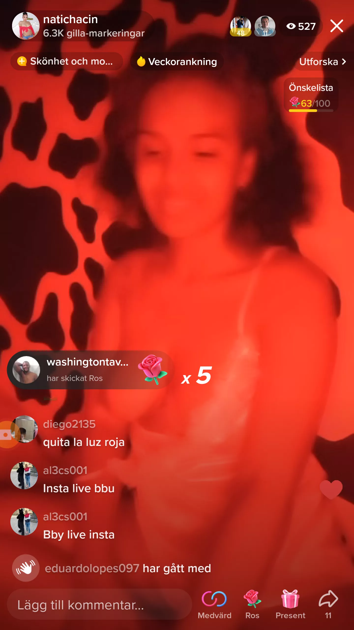 Live right now