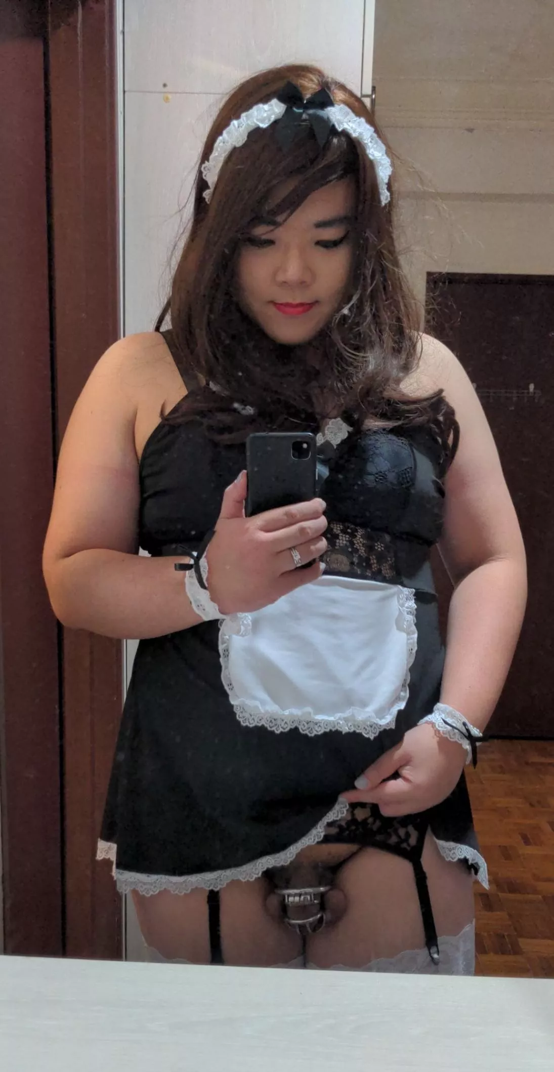 Locked up maid.