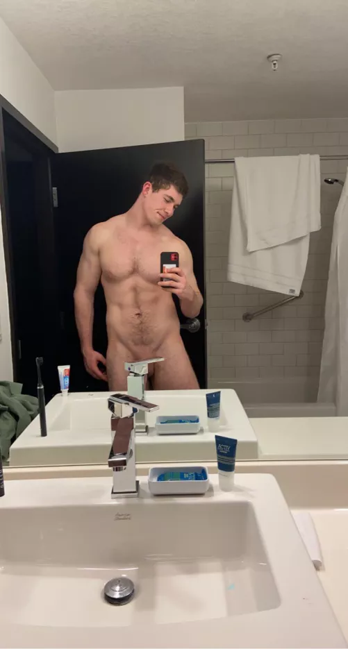 Looking thick today, should I move from behind the sink?