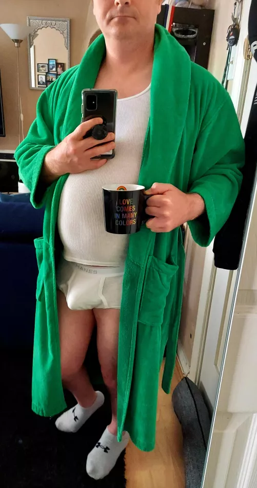 Love comes in many colors. White and green for me on Friday morning