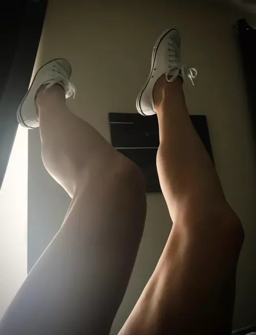 Love getting a new pair of converse. 5’10 [f] with the legs to prove it 😉