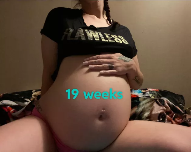 Love my baby bump💙