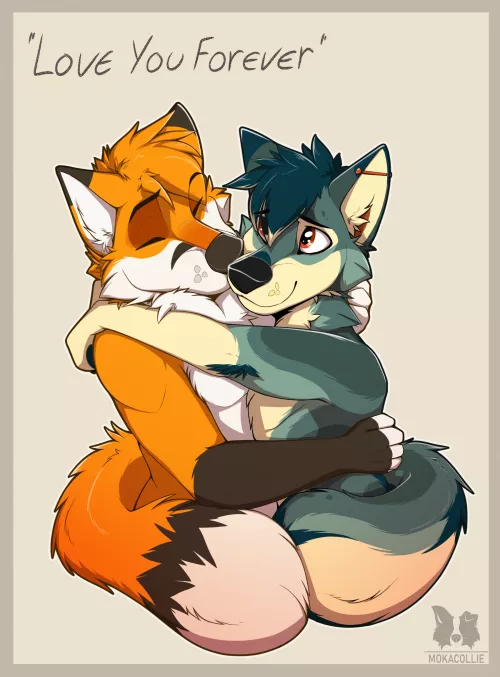 Love You Forever (Art for @RazorFoxxo on Twitter)