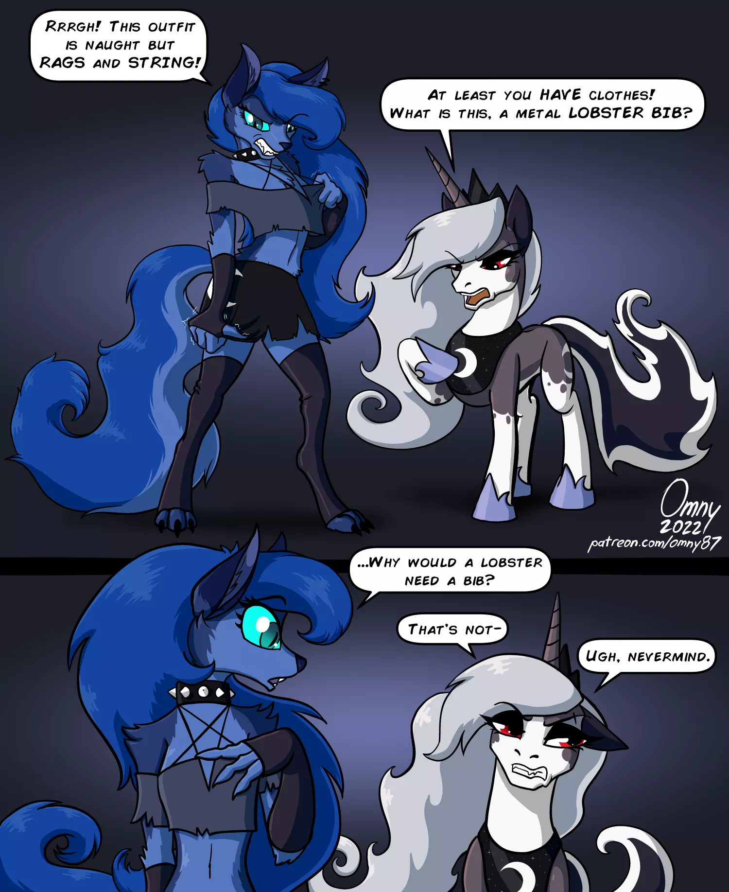 Lunaswapped (MLP x Helluva Boss Crossover Coimc By Me)