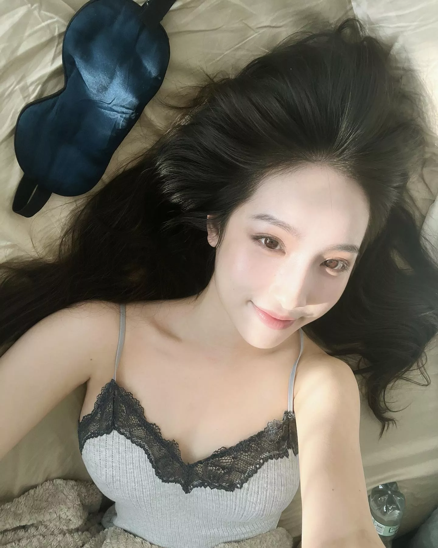 Lying in bed
