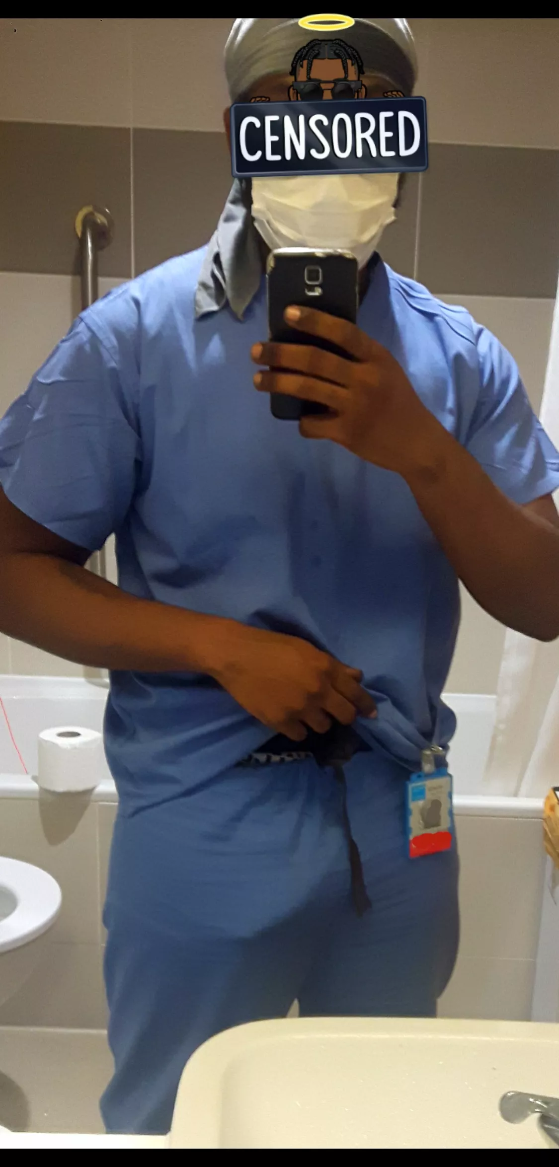 [M 27] These scrubs are way too thin for my liking 🙈 if I was your HCA what would you do?