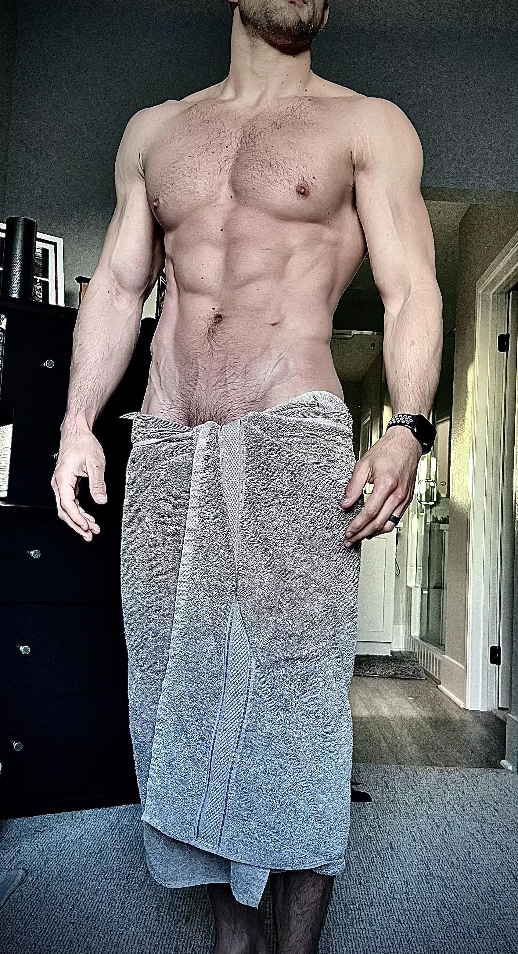 [M] My first post here. So here is my post-workout, post-shower post.
