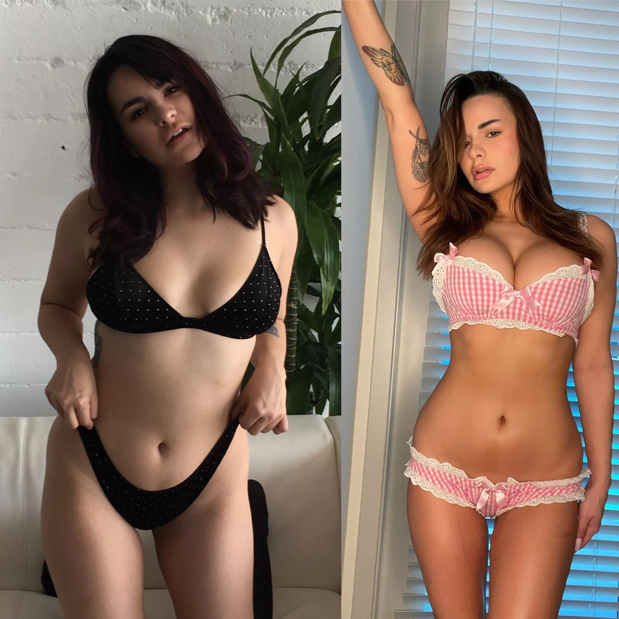 m still a wkrk in progress but heres before & after on my fitness and health journey ?