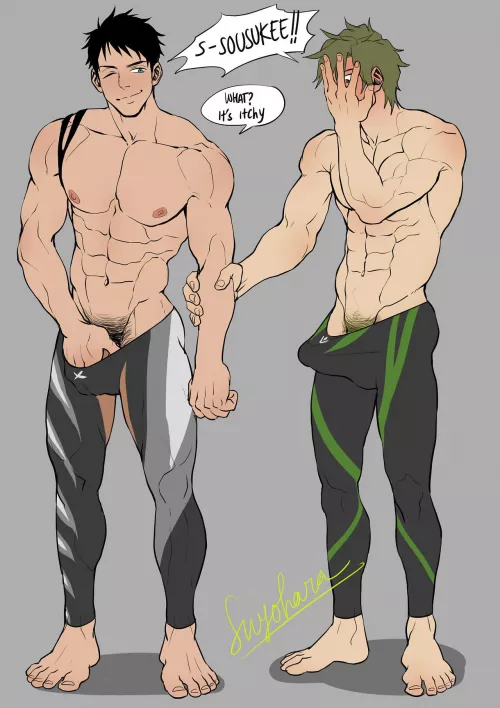 Makoto and Sosuke from Free! (Suyo)