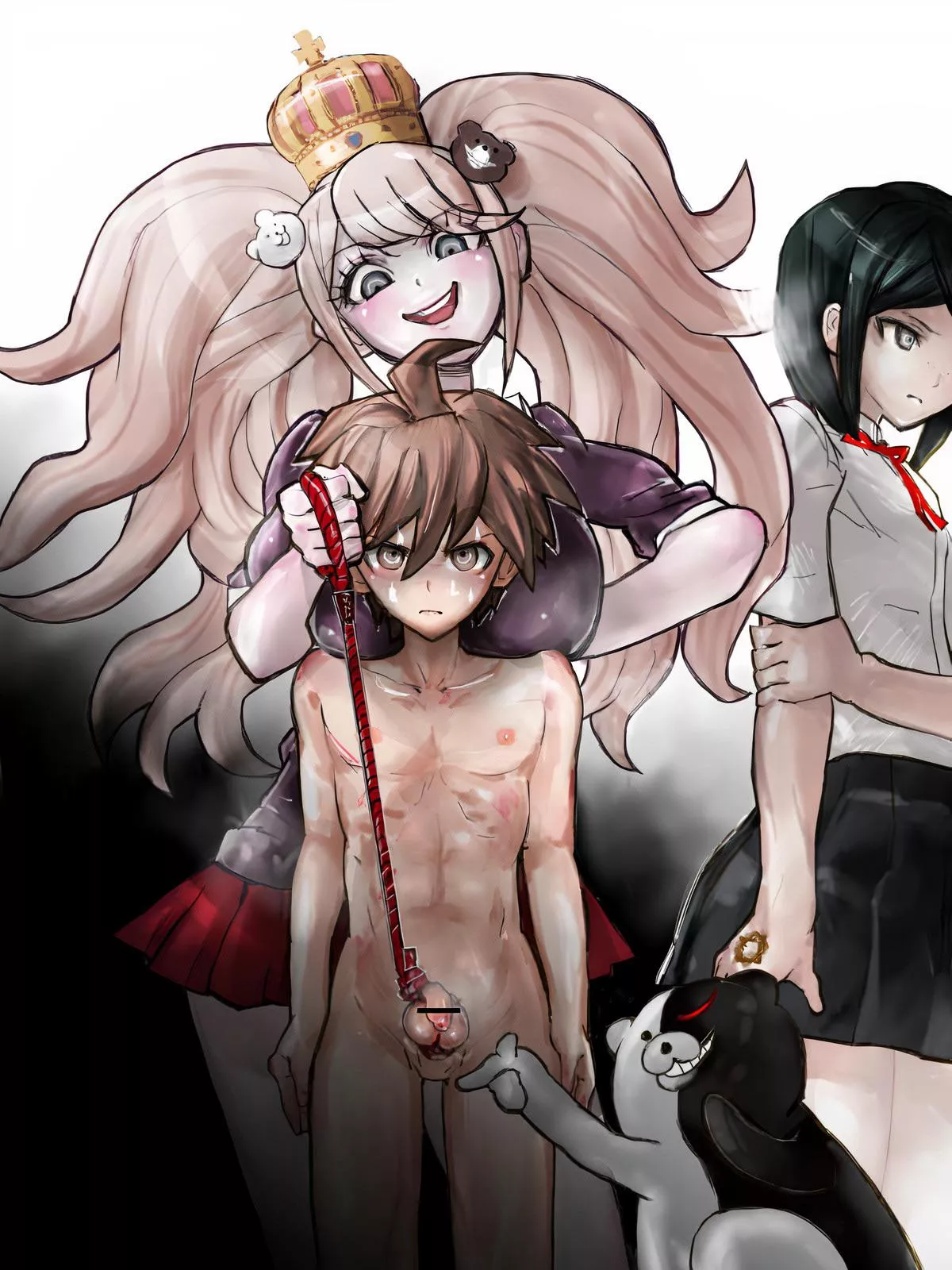 Makoto made into Junko’s pet [Danganronpa]