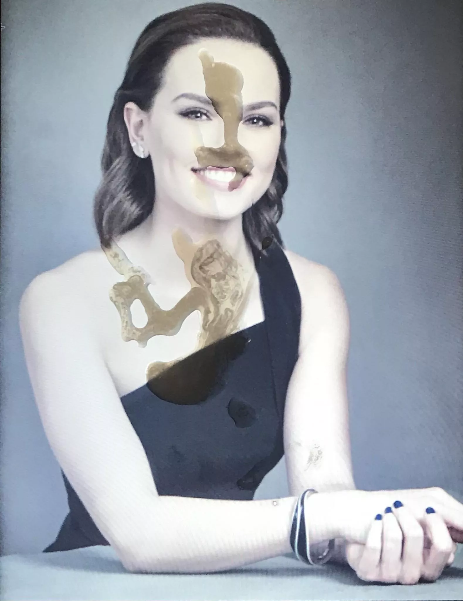 May the 4th be with Daisy Ridley. The spunk on her nose makes her look like a cougar!