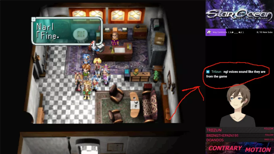 Maybe not a compliment when it's a 1998 JRPG ^_^;