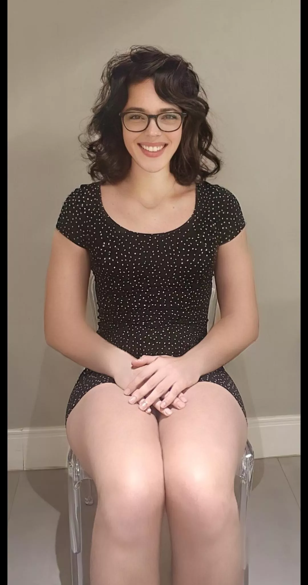 Maybe this dress is too short to hide something I have down here ...