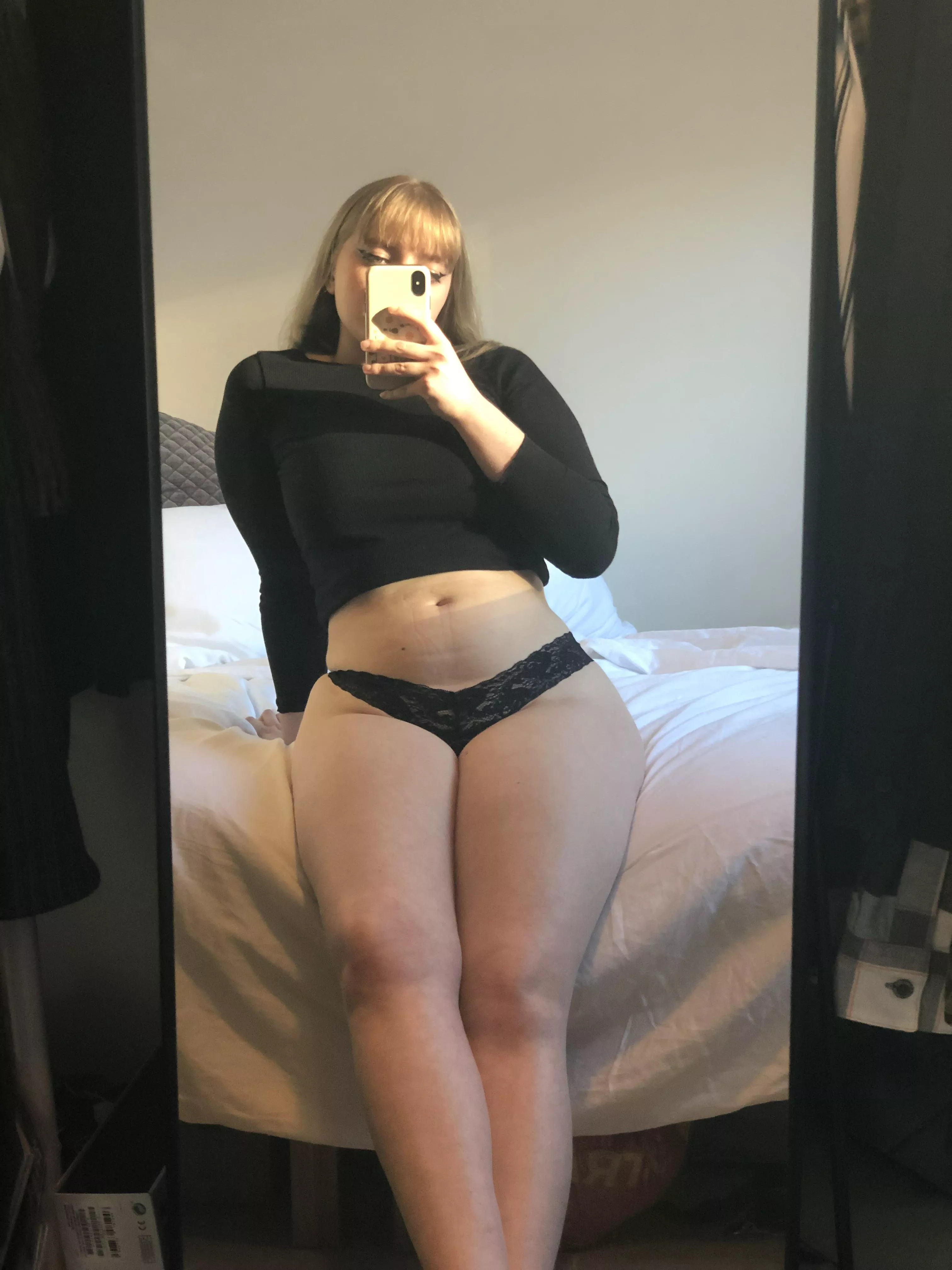 Me or the bed?