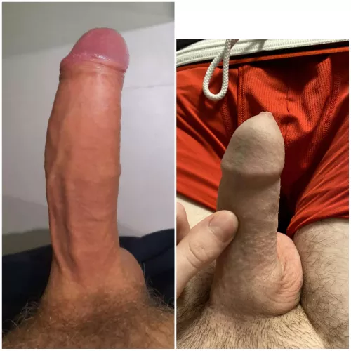 Me vs. @CanadianBoi_18 compared 😁 I really got some more lenght than him