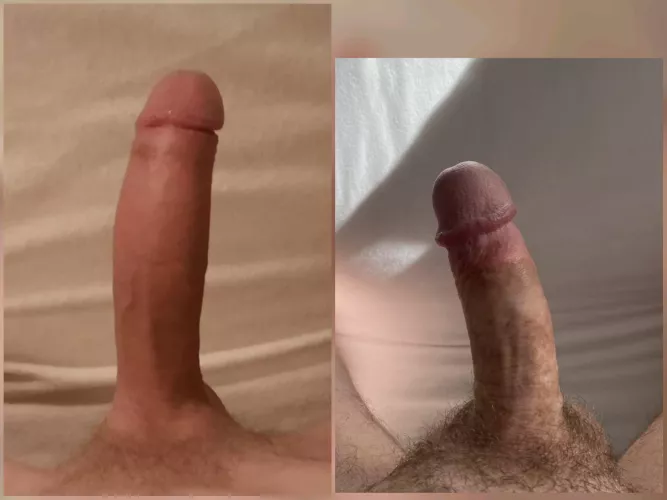 Me vs. u/Averagehighlander compared 😁 Not bad, but mine is still definitely bigger than his