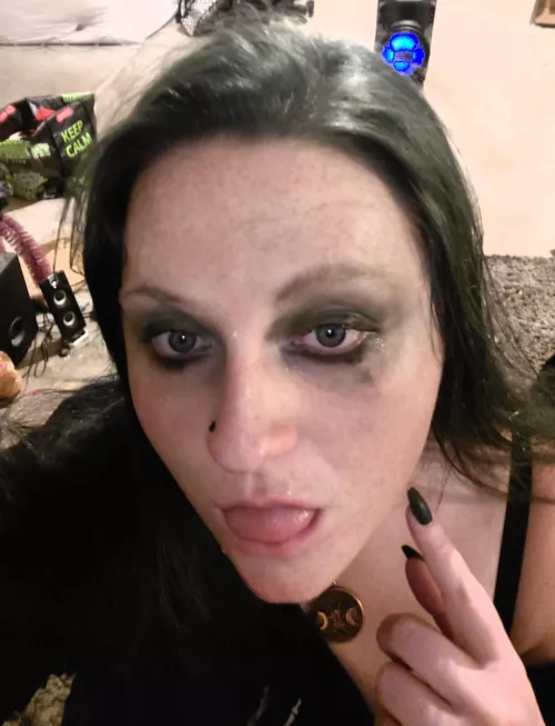 Mid-blowjob face, he really liked timing me to see how long I could last without breath