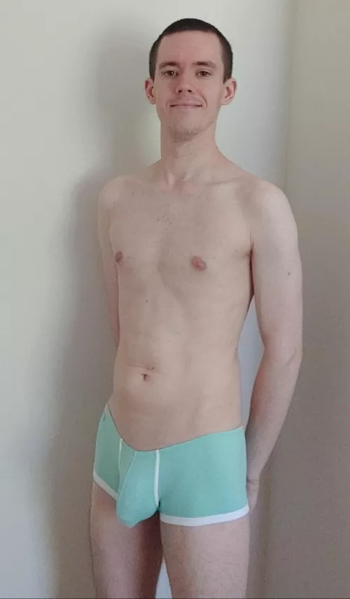 Mint green trunks