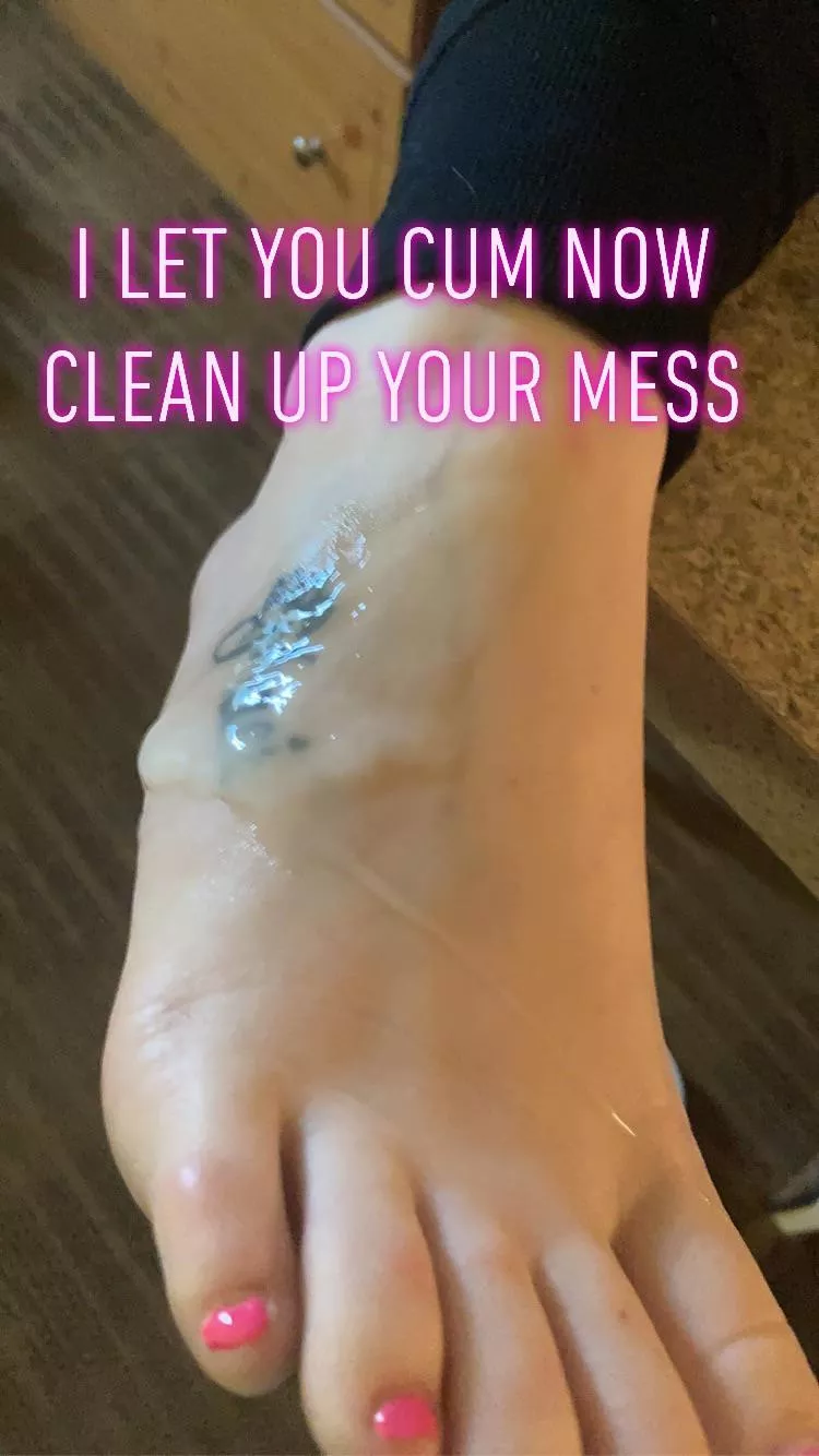 Mistress doesn’t like messes