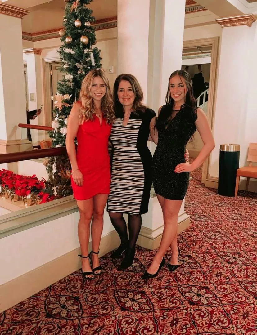 Mom and daughters
