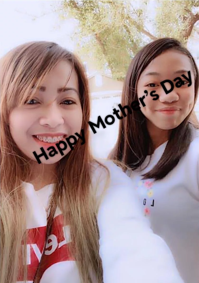 Mom and I