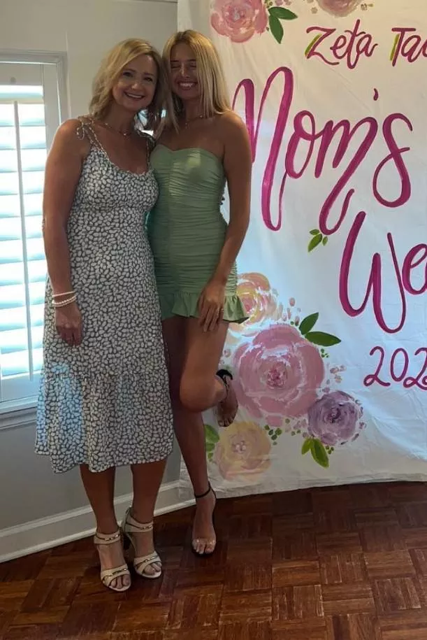 mom and morgan