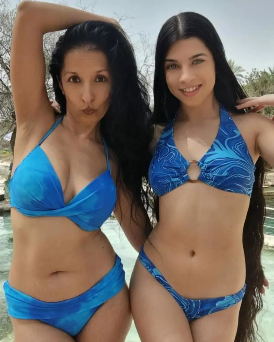 Mom daughter duo