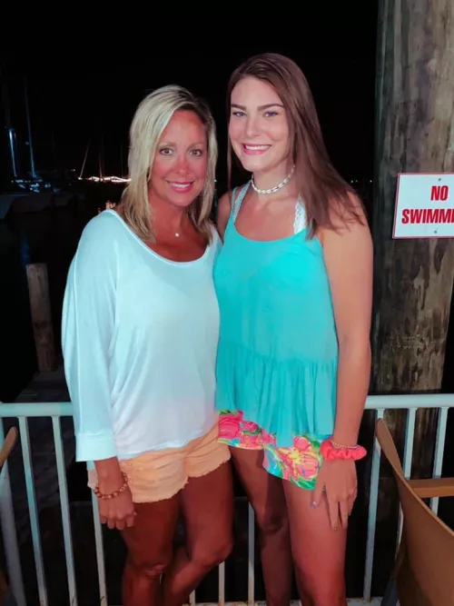 Mom won the last post I made. What about this one? Mom or daughter?