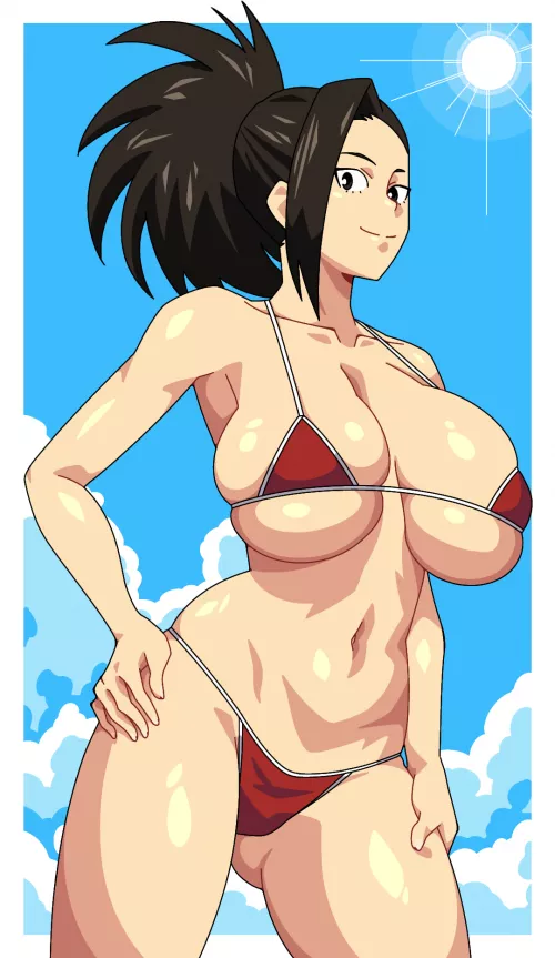 Momo's too thicc for that bikini [⅁US]