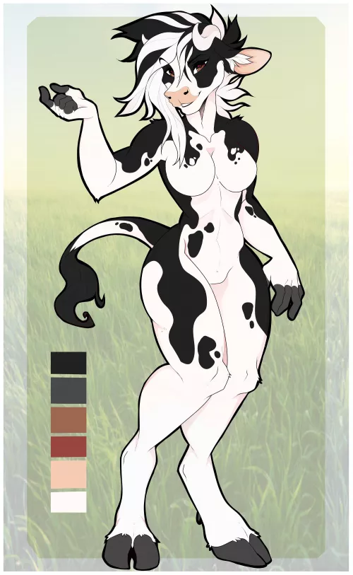 Moooo 🐄❤️ New character! Name’s Ellie. She’s a farmer, gardener, and baker, and not afraid to get her hands dirty!