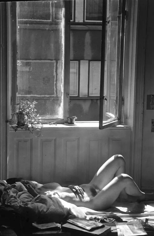 Morning light, black and white