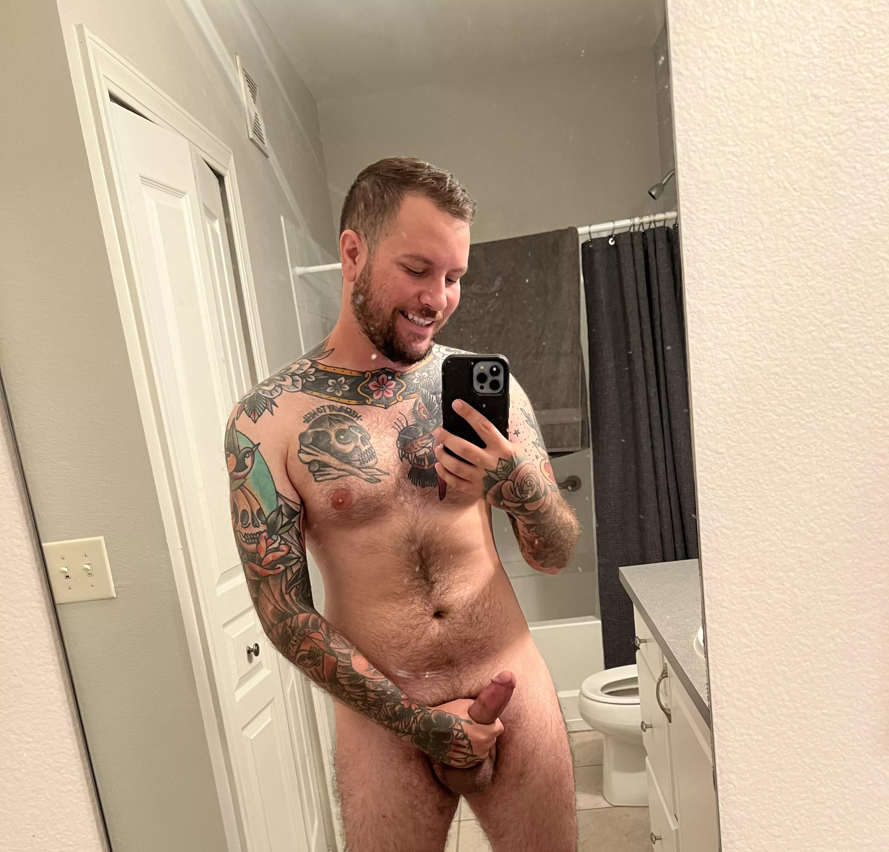 Morning shower time
