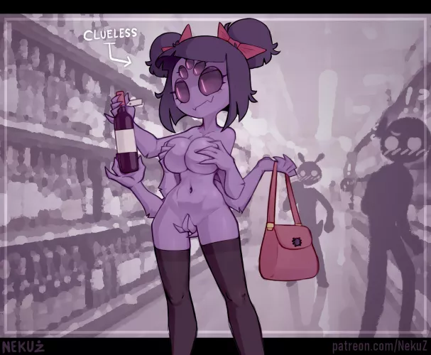 [Muffet] Who needs clothes when you have six arms? (nekuzx)