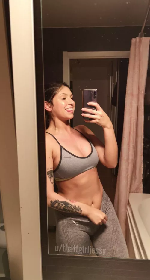 My abs are on fire! 🔥