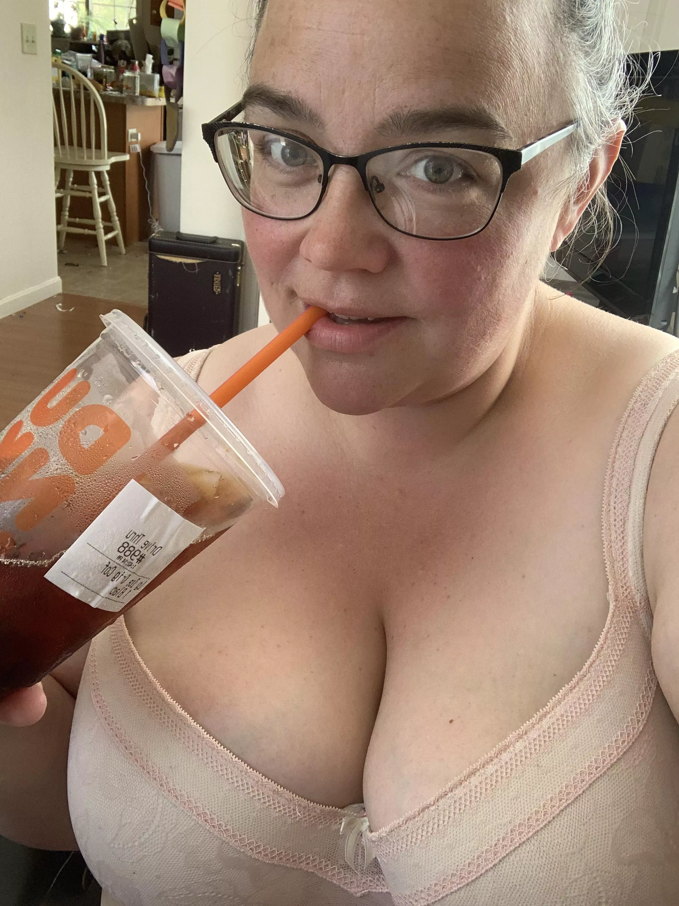 My arms arenโt long enough to get the top of my head and the bottom of my boobs in a selfie. ๐ My arms arenโt long enough to get the top of my head and the bottom of my boobs in a selfie. ๐