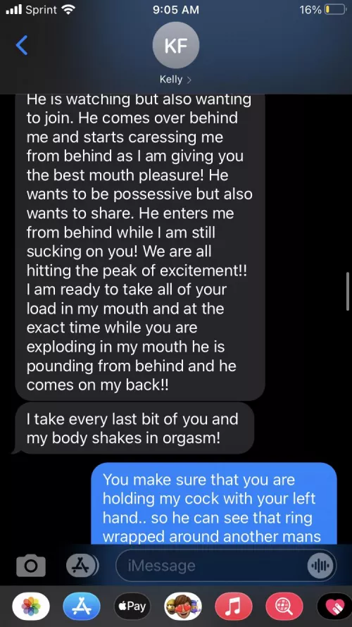 My best friend’s wife & I started sexting..