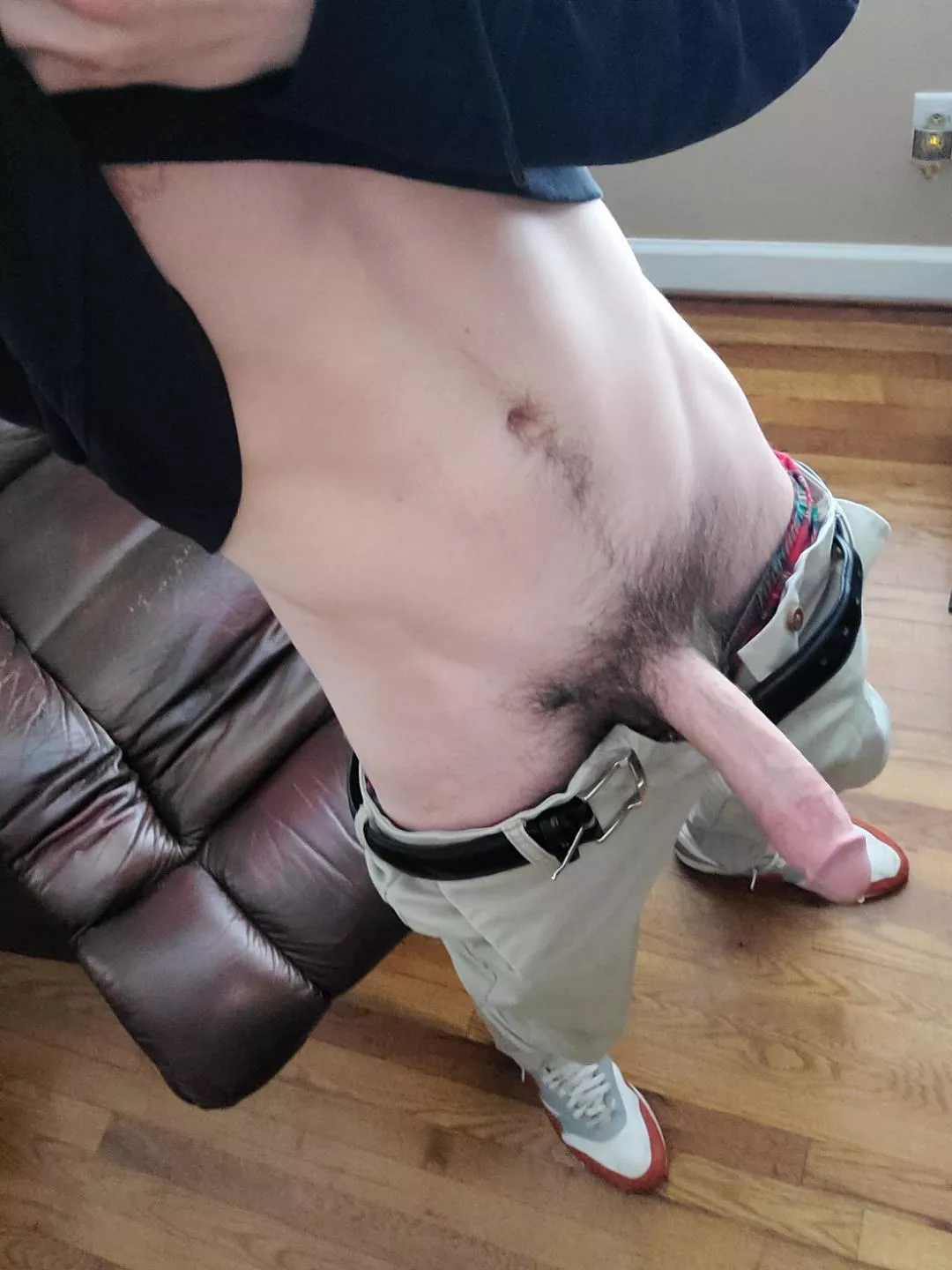My big cock dripping cum