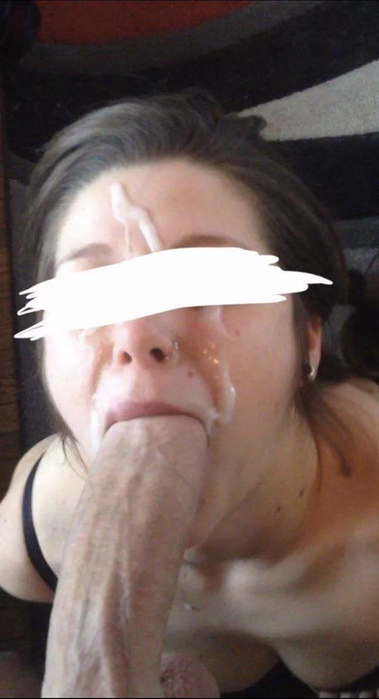 my big load all over her face :)
