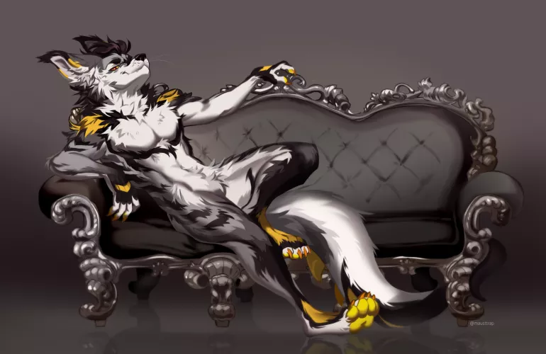 My boy Hektor being all smug [Art by @mausttrap on Twitter / @Metriaus on FA]