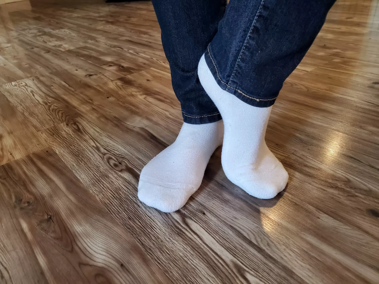 My boyfriend asked me to get this new pair dirty for him! ❤ [female]