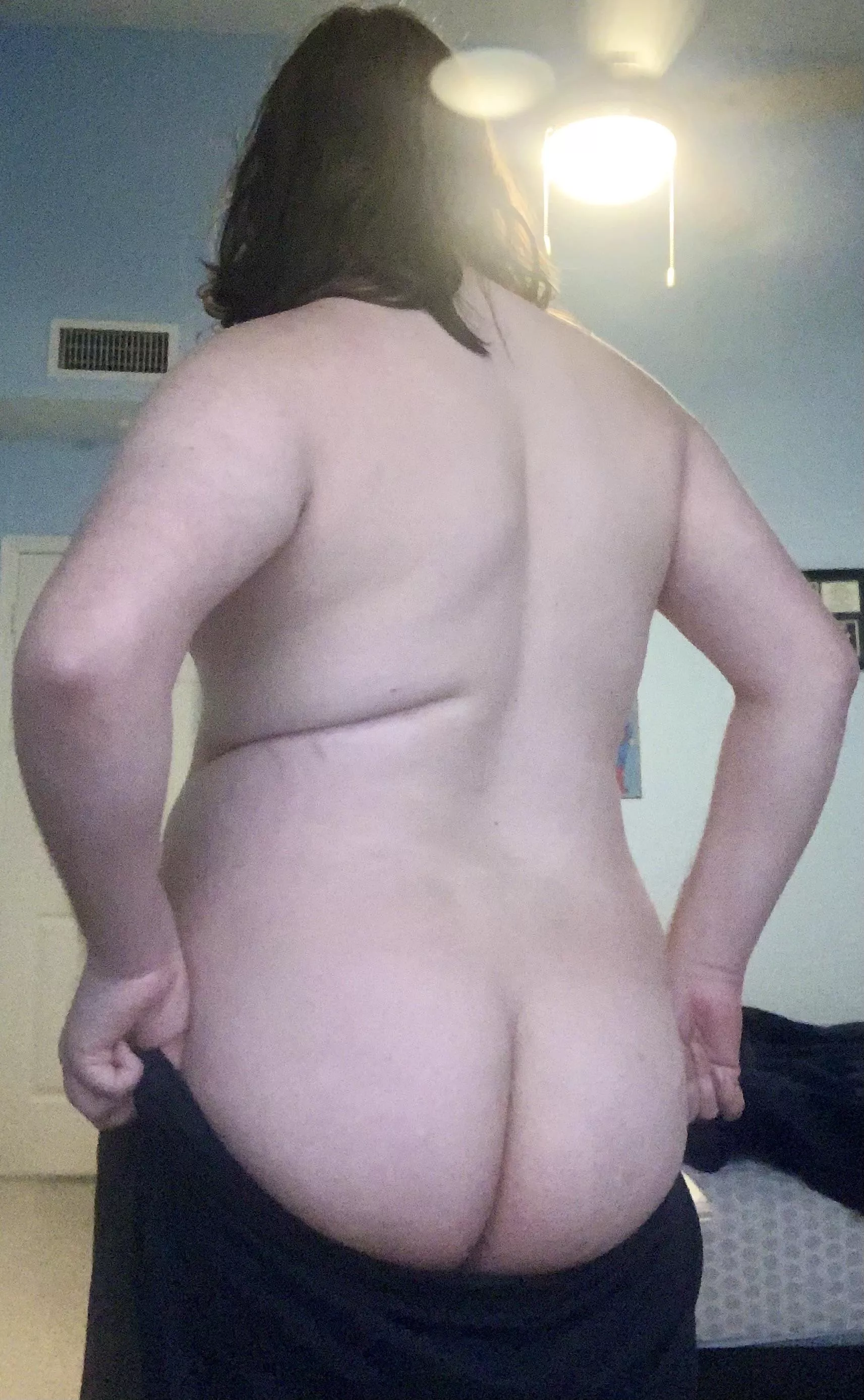 My butt.