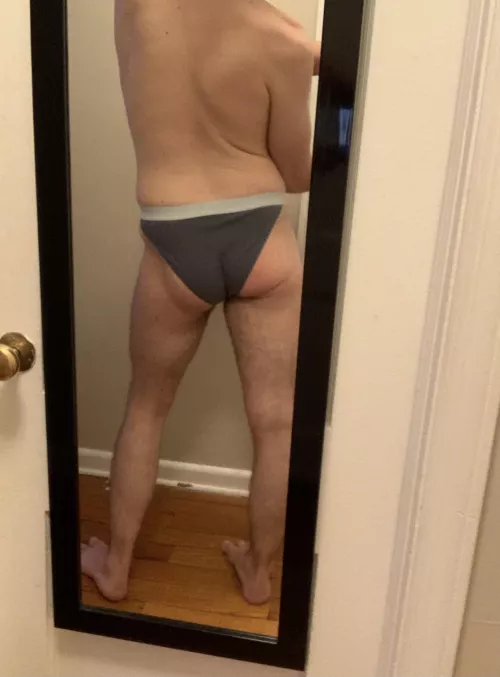 My butt may be little, but I still love the way it looks in panties