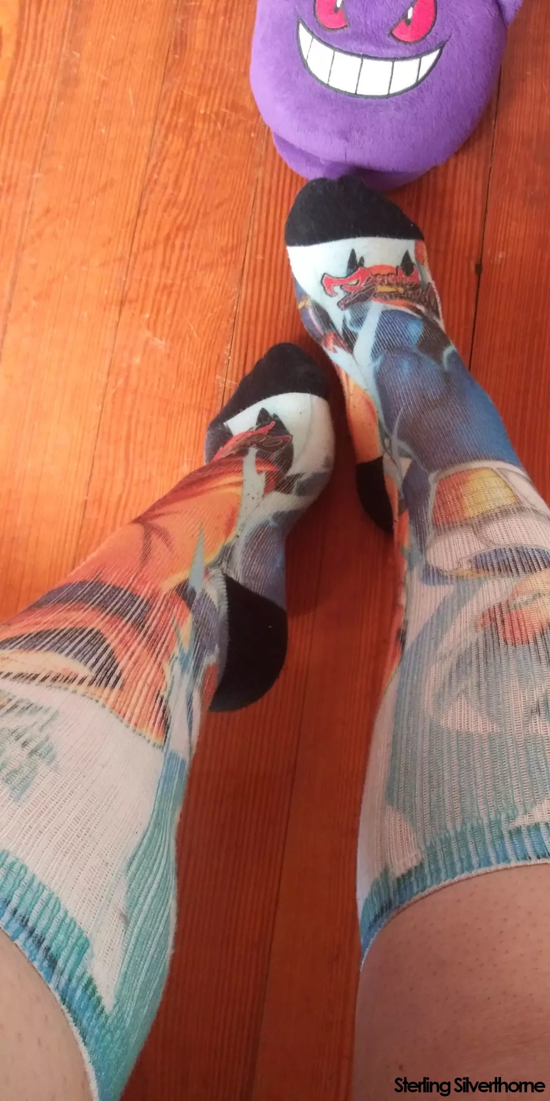 My Dragonball knee-highs barely fit my big calves! [NB]