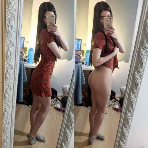 My dress is pretty easy access