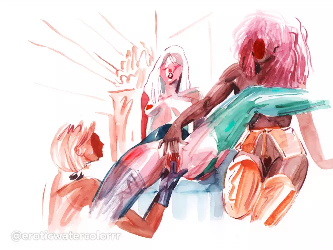 My femdom art 💖👯‍♀️ opened for commissions