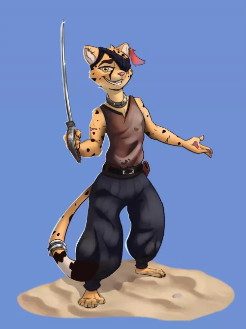 My new pirate character :) ~ Art by me 🍪