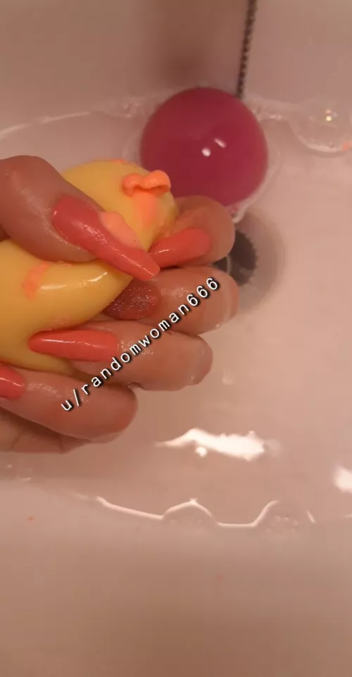 My new stress ball seems to have a hole in it lol