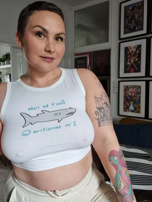 My nipples are visible