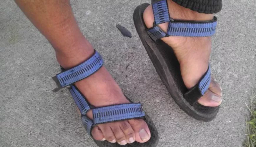 My old tevas before they got well worn and I sold them