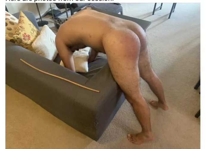 My spanked ass